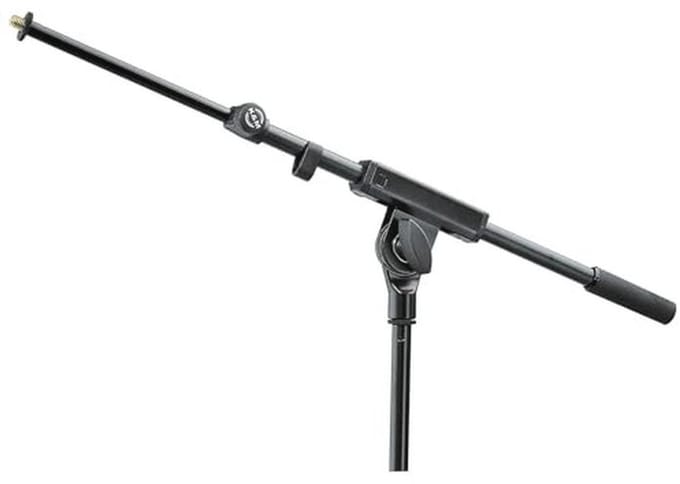 Zwarte Microfoonstatief met Verlengbare Arm 425-725 mm