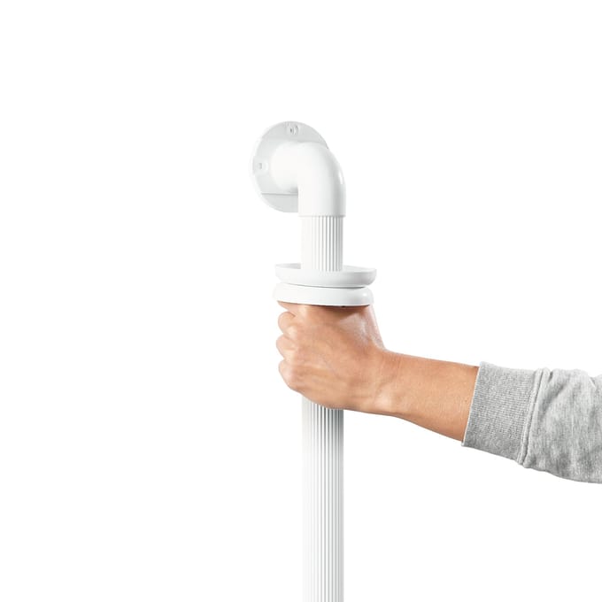 VITILITY Wandbeugel - Middel 45 cm - Toiletbeugel - Wit - Wandbeugel badkamer - Handgreep douche