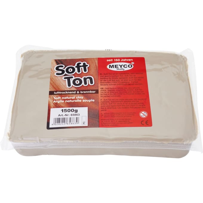 Zachte klei, 1,5 kg - Natuur
