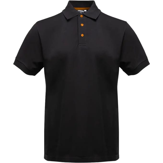 Polo met contrasterende knopen Pen Duick