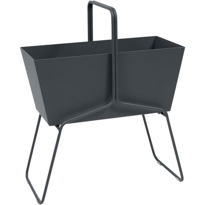 Fermob - BASKET Plantenbak - 47 antraciet mat - 85 x 70 x 34 cm - 4 - 6 Wochen