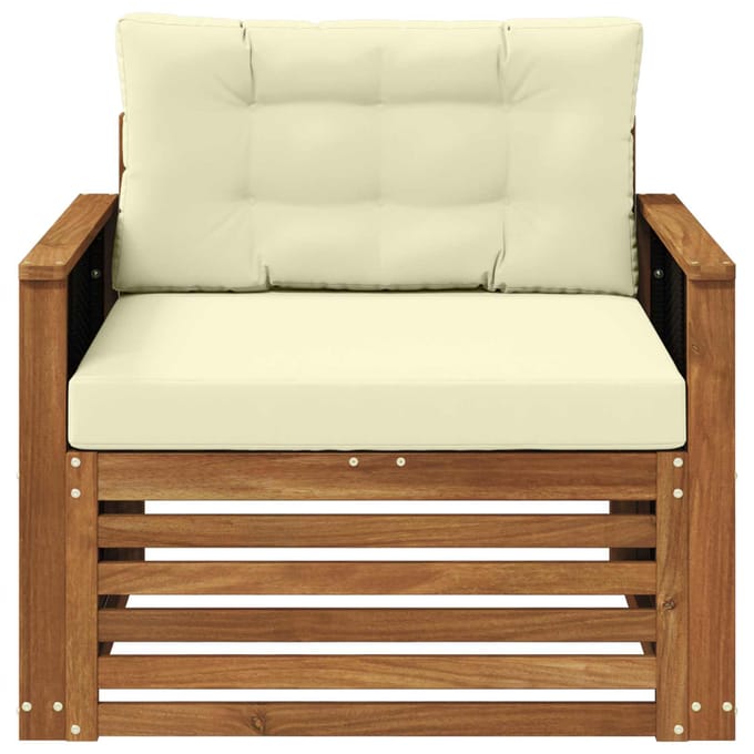 vidaXL - Buiten - Midden - Sofa - Naturel