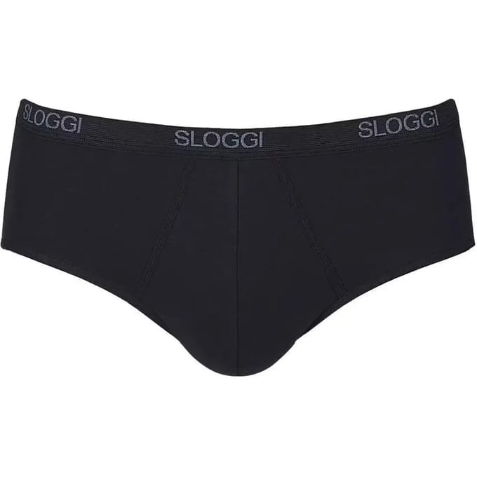 sloggi  - Maat M - men Basic Heren Midi slip - Zwart