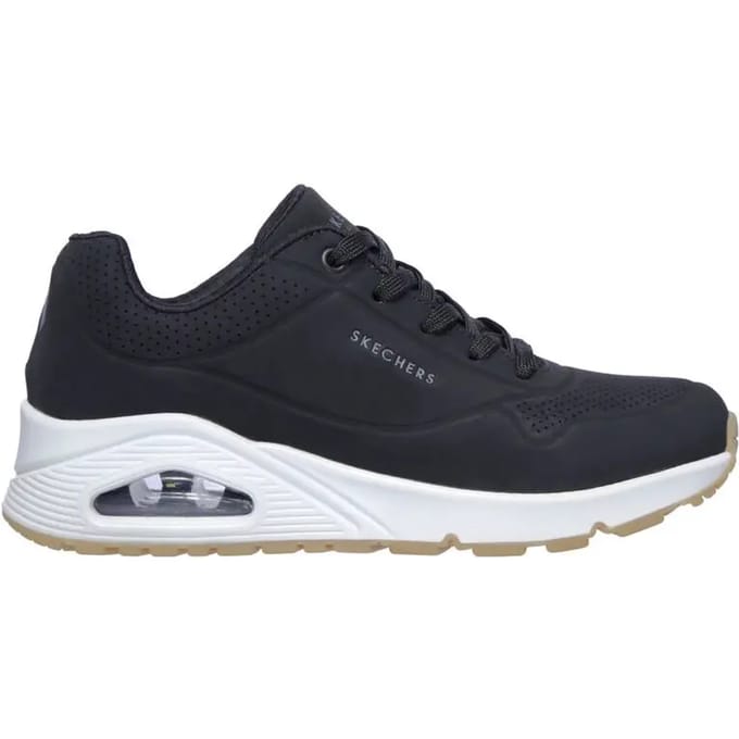 Skechers Uno - Stand On Air - Dames Sneakers - Zwart