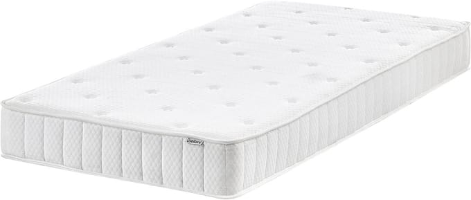 DUO - Pocketveringmatras - Wit - 90 x 200 cm - Polyester