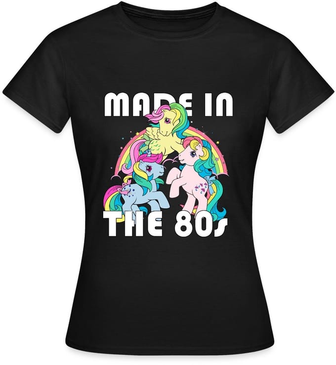 My Little Pony Retro Made In The 80's T-Shirt Dames