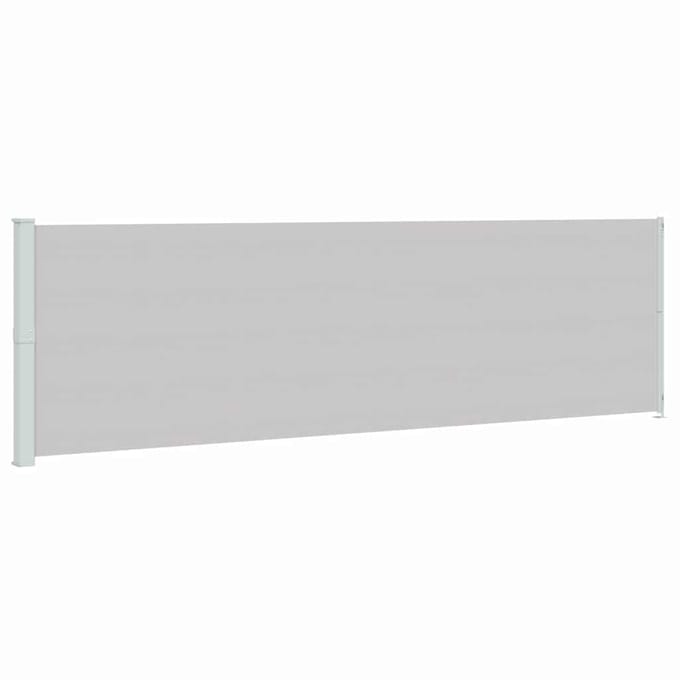 vidaXL - Tuinscherm - uittrekbaar - 180x614 - cm - grijs