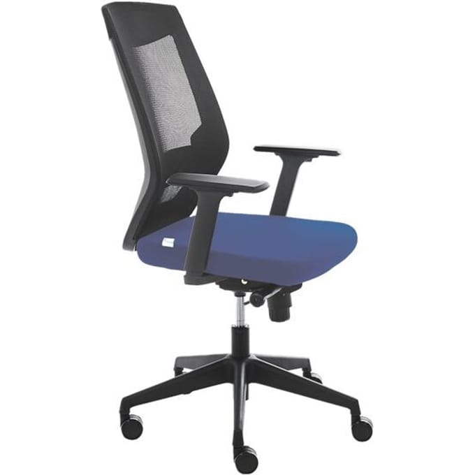 Rocada Bureaustoel 908W-3 Blauw, Zwart R908135 1 stuk(s)