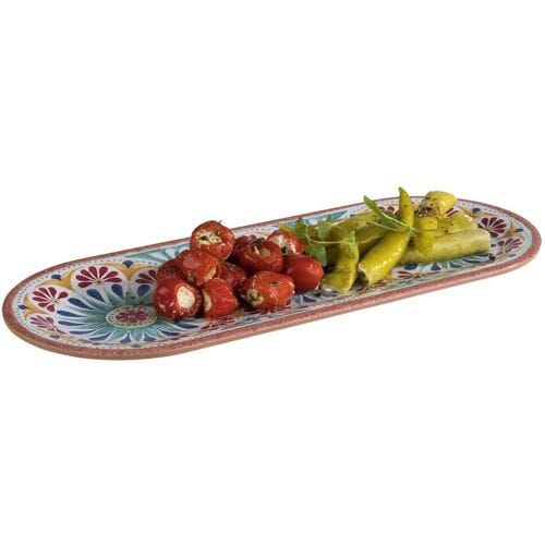 GGM Gastro (6 Stück) Teller - ARABESQUE - Melamin - 380x155mm