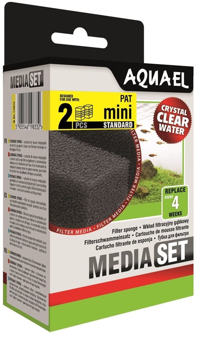 Aquael Spons Pat Mini - Set van 2 stuks