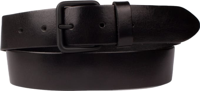 Presly & Sun Heren - Leren riem - Zwart - 95cm