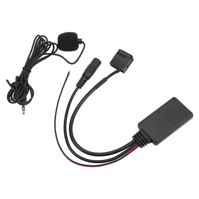 Bluetooth Aux Audio Kabel Adapter Microfoon Handsfree Vervanging voor Mondeo 6000CD black