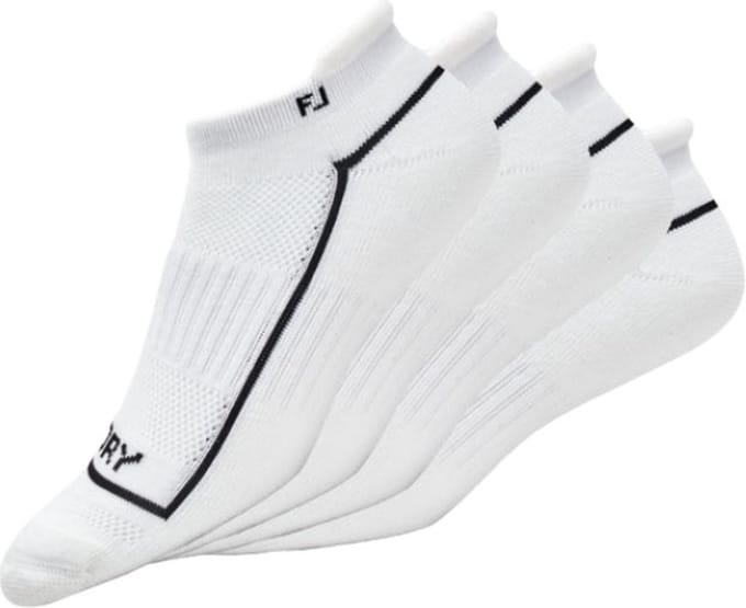 Footjoy ProDry Roll Tab Dames Golfsokken Wit 36.5-40.5 3 Paar