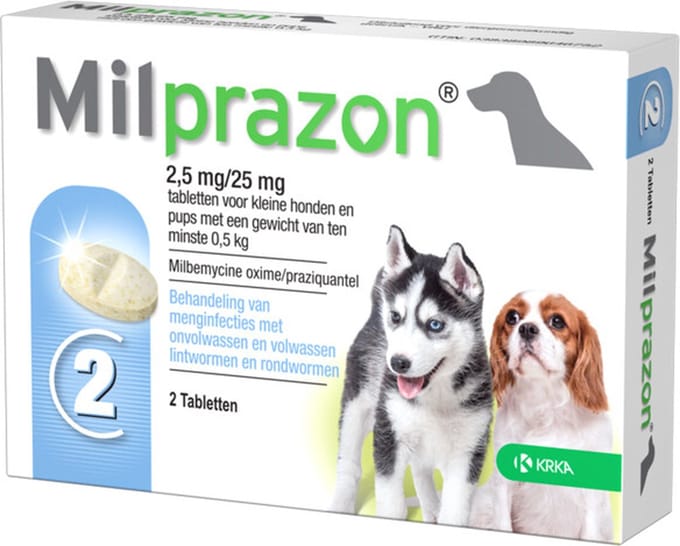 Krka Milprazon Ontwormingstabletten Hond
