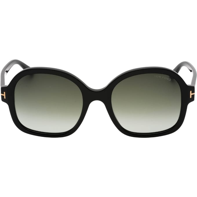 Tom Ford Smoke Lens glanzende zwarte zonnebril