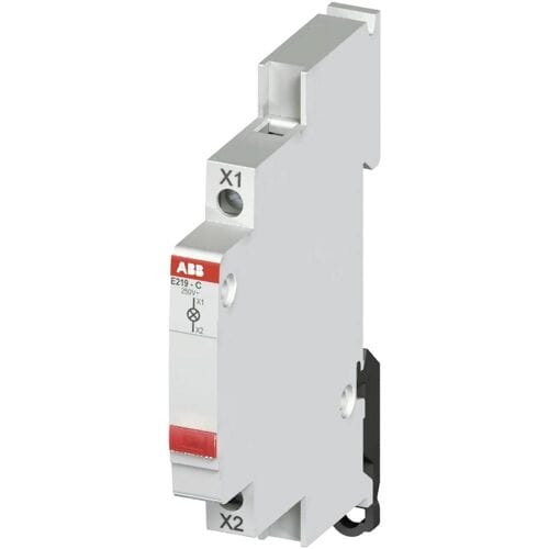 Verlichte druktoetsschakelaar 12 V DC/AC, 48 V DC/AC ABB 2CCA703421R0001