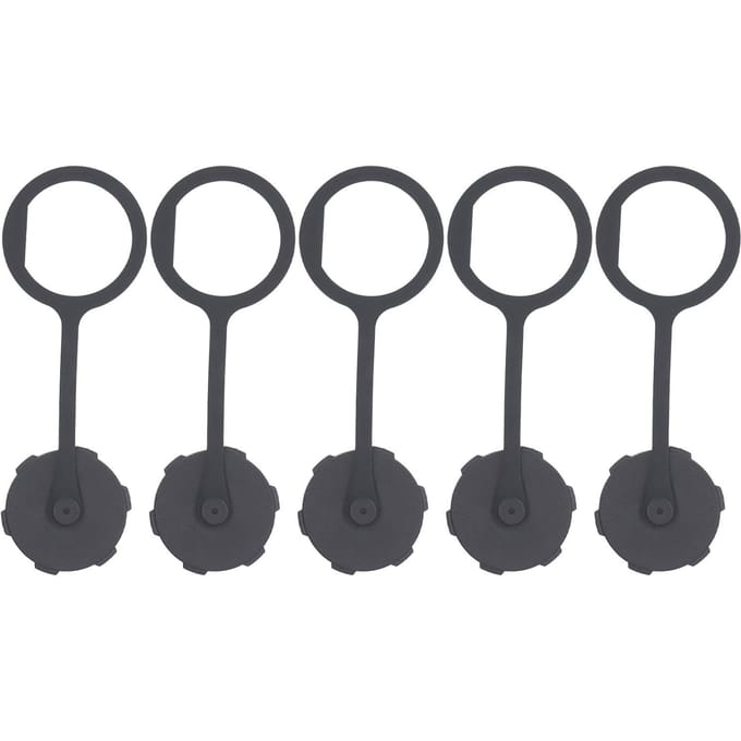 5 Stuks USB Waterdichte Connector Stofkap E16 Plastic Vrouwelijke Dop Binnenschroefdraad met TPU Ketting white