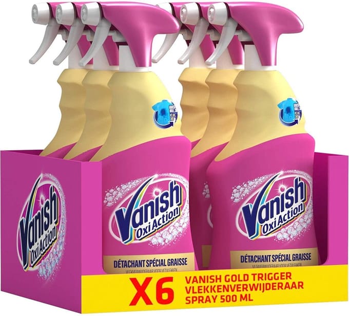 Vanish Oxi Action - Gold Trigger Spray - Vlekkenverwijderaar - 6x 500 ml