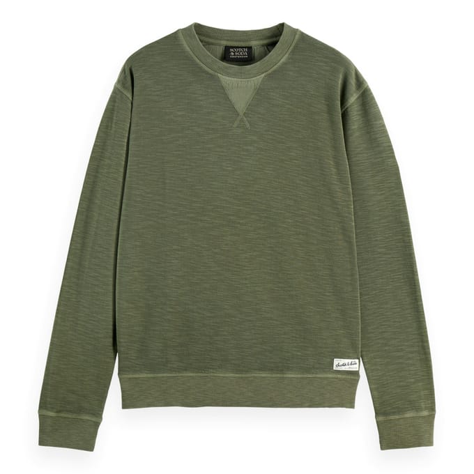 Scotch & Soda G/d Structured Sweatshirt Thyme Taglia: M | Maglioni a maglia Outlet | Uomo