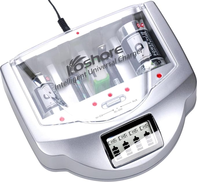 Batterijlader en Balance Charger voor AA, AAA, C, D, 9V - Universele Oplader