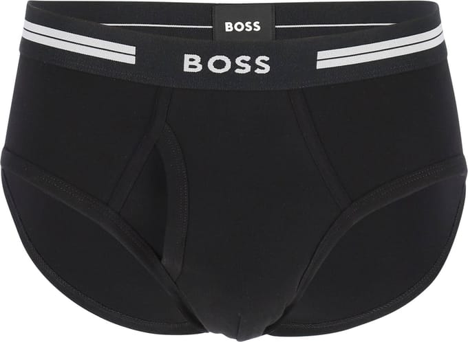 HUGO BOSS Traditional Original brief (1-pack) - heren slip met gulp - zwart