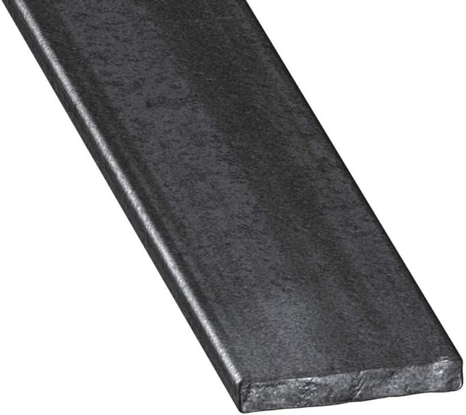Gelamineerde Staalplaat 10x4 mm, 1 Meter Lang
