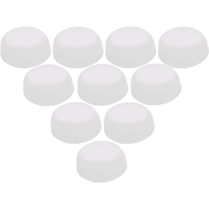 10 stuks Universele Fluit Siliconen Zachte Open Gat Pluggen Fluiten Reparatie Onderdelen Accessoire white