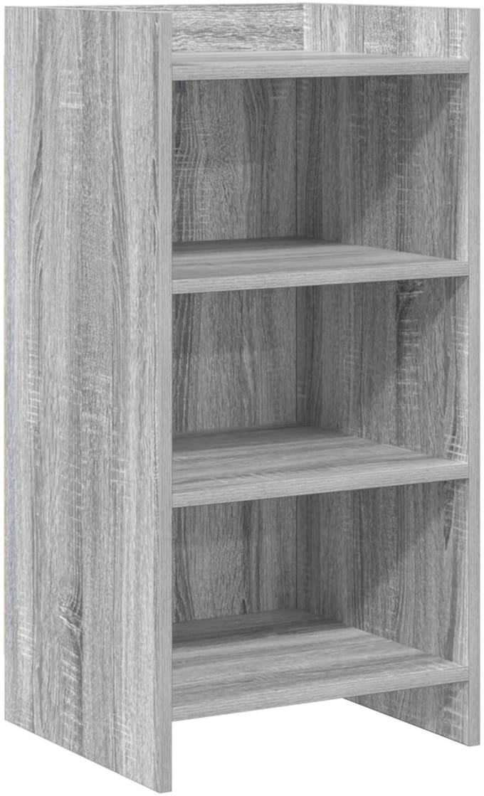 vidaXL - Dressoir - Grijs - Sonoma - 40 - x - 36 - x - 80 - cm - Bewerkt - hout