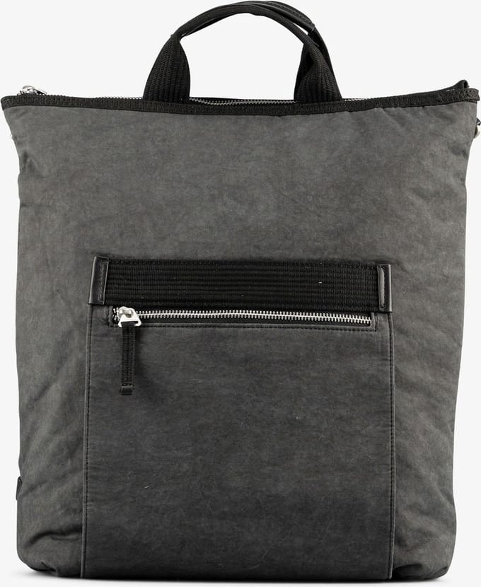 JOST schoudertas laptoptas met laptopvak Kerava X-Change Bag Black donkergrijs