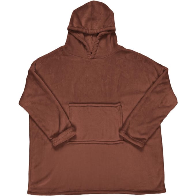 Casa di Elturo Flanellen fleece oversized hoodie plaid - one size