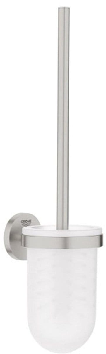GROHE Essentials Toiletborstelset (wandmodel) - Supersteel (rvs)