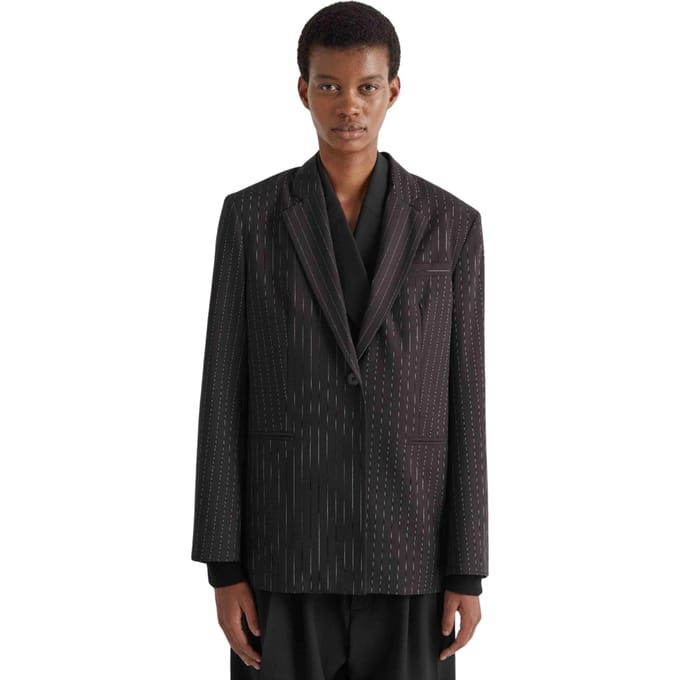 blazer grijs zwart En wit Meimeij