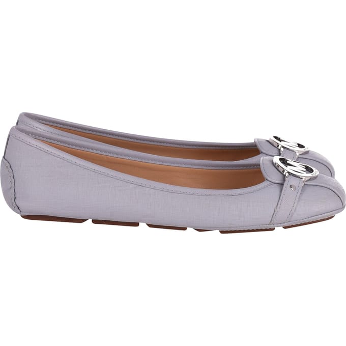 Michael Kors Fulton Moccasins in Pastelblauw Leer