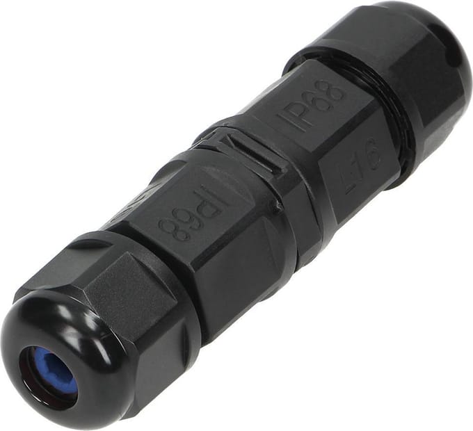 Waterdichte MINI kabelverbinder - 3x1.5mm² - 80mm