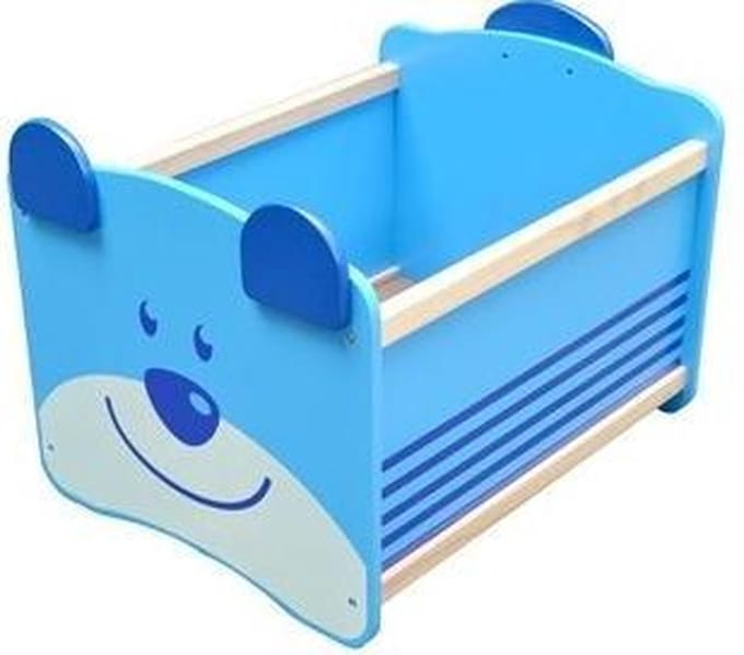 I'm Toy Opberg Stapelkist Beer Blauw