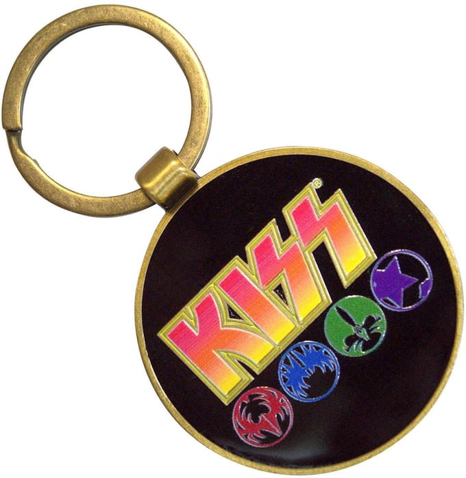 Kiss - Army/Logo & Icons Sleutelhanger - Multicolours