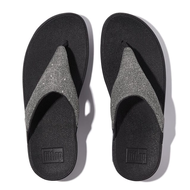 FitFlop Lulu Shimmerlux Toepost Teenslippers Dames