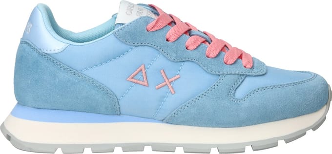 Sun68 Ally Solid Nylon Sneakers - Dames - Blauw - Maat 36