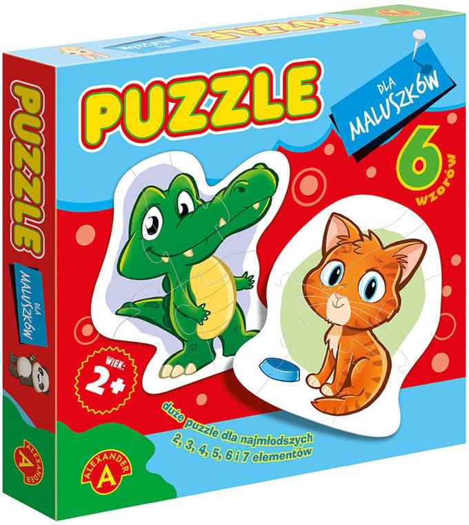 Puzzle dla maluszków krokodyl - Puzzel voor peuters krokodil