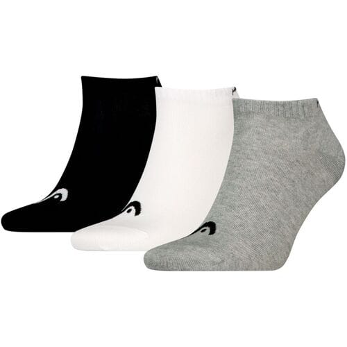 HEAD Sneakersokken Training 3-pack Grijs / Wit / Zwart-39/42