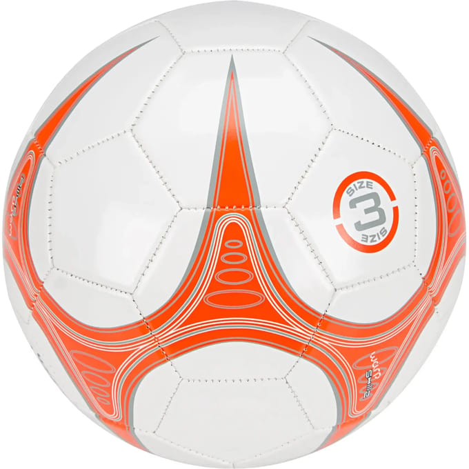 Get & Go Mini Voetbal - Warp Skillz 3 - Wit/Oranje - Maat 3