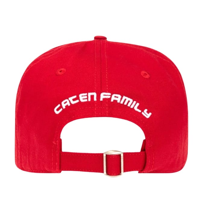Dsquared2 Wit Logo Familie Rode Hoed