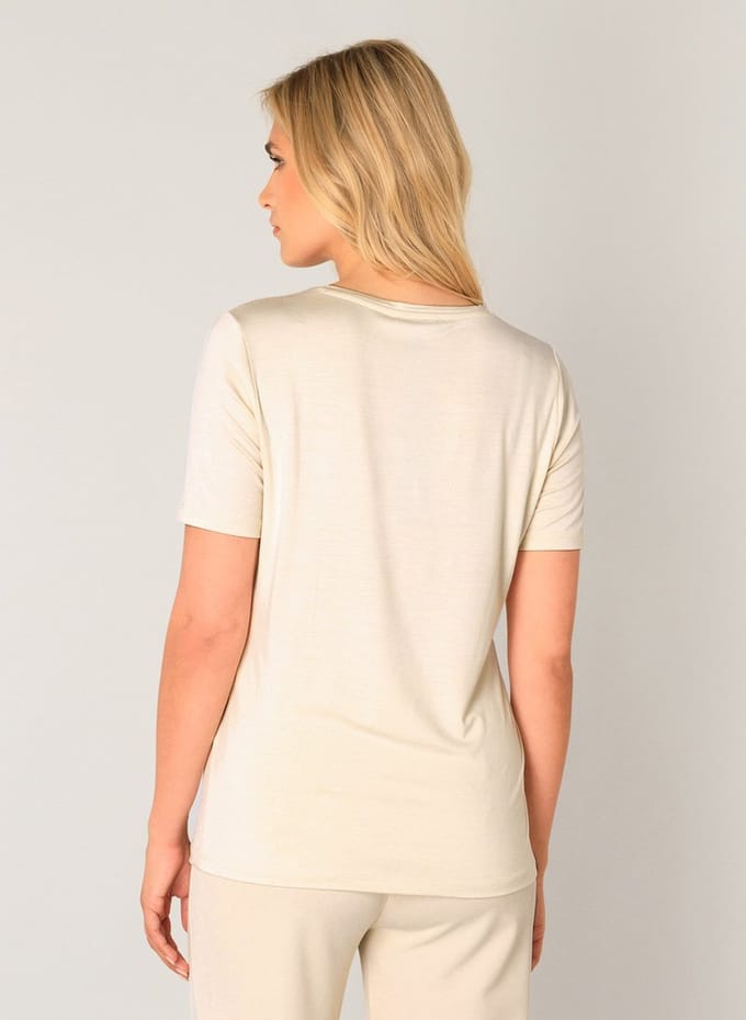 BASE LEVEL Yanic Jersey Shirt - Light Beige - maat 46