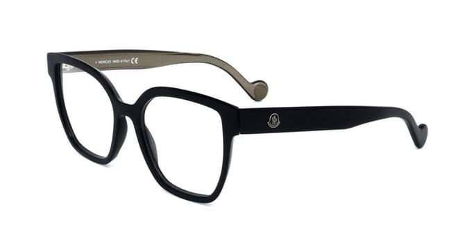 Moncler ML5155 Shiny black 53/18/145 WOMAN Brilmonturen