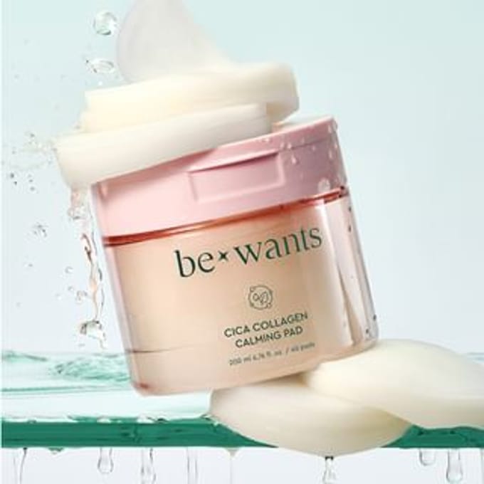 Bewants, Cica Collagen Calming Pads, 60 Sheets, 200ml (6.76 fl oz)