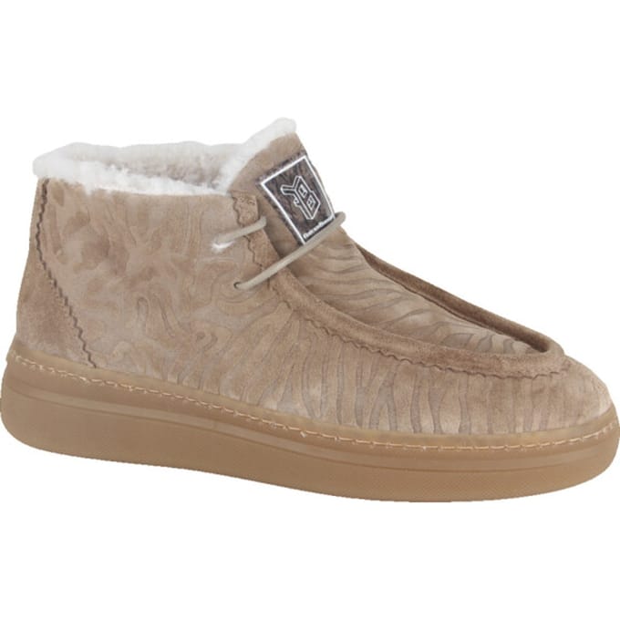 Floris Van Bommel Sfw-10179 Fygi Sneakers - Suède - Dames - Beige - Maat 37
