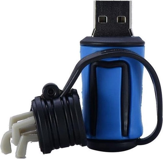 Golftas usb stick 128GB 3.0 blauw