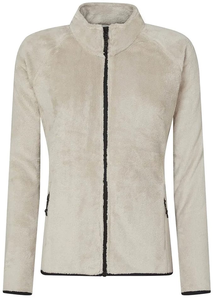Rock Experience Polar Mock Neck Fleece Met Volledige Rits Beige S Vrouw