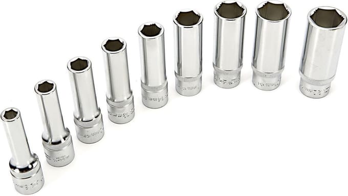 AOK 1/2 Super Grip Lange Dopsleutel 17 mm.