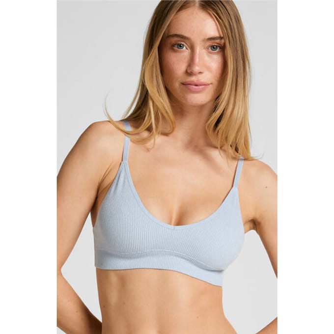 Hunkemöller Dames Lingerie Bralette Dianne - Blauw - maat S